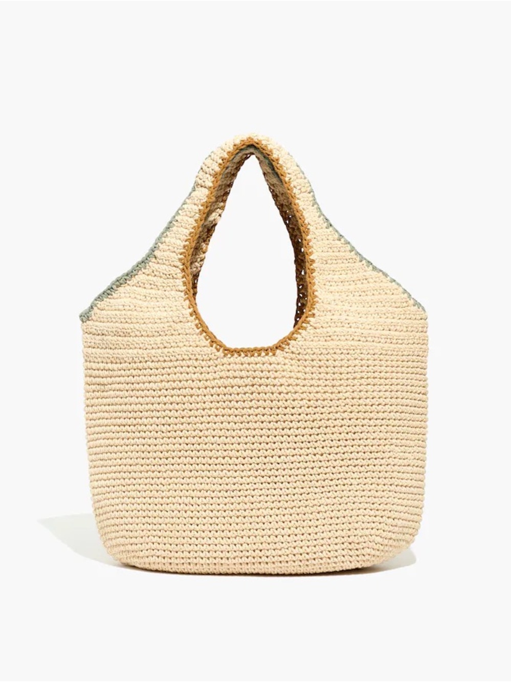 NWT Madewell Woven Tote Bag in Natural